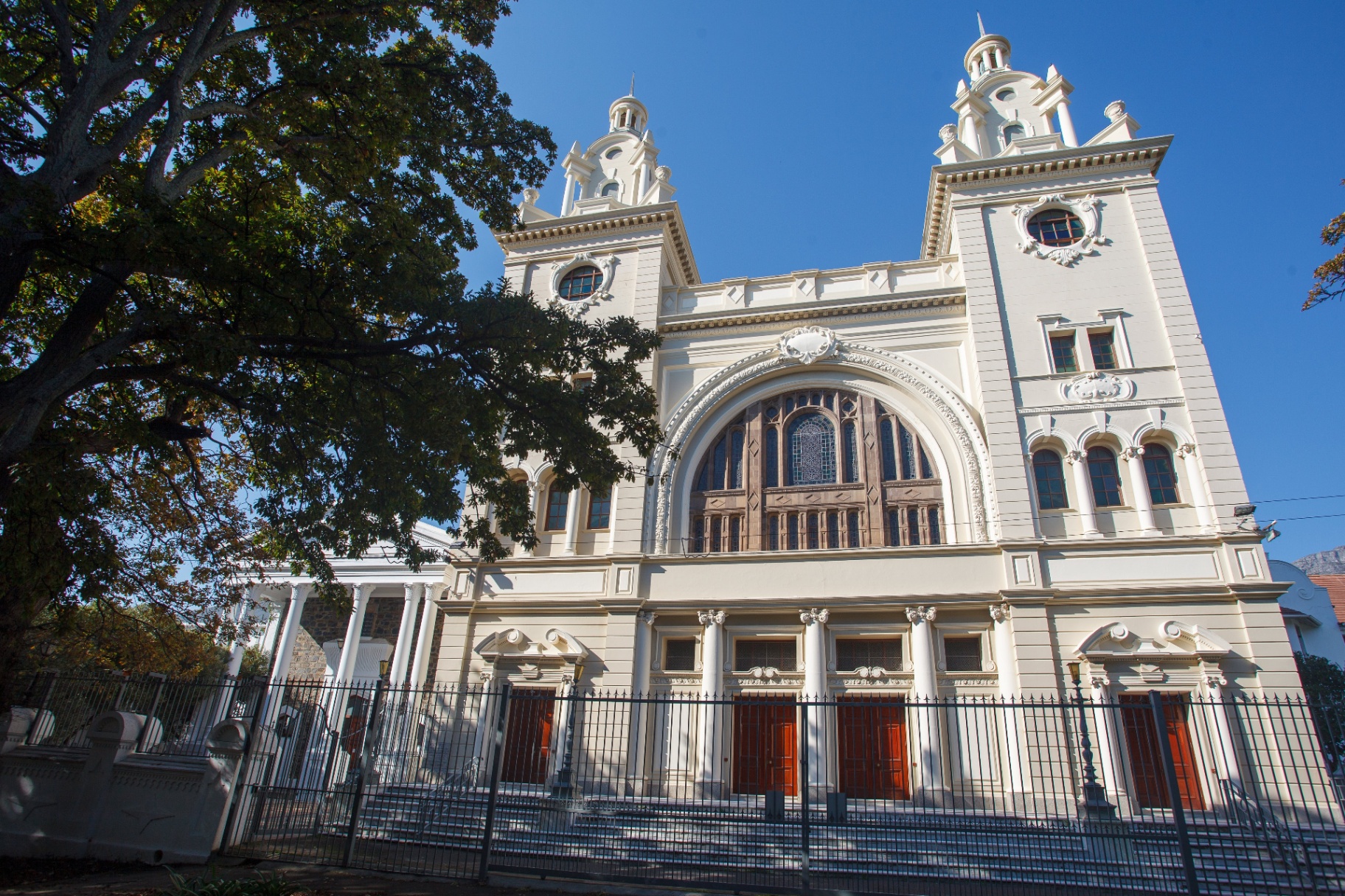 Historic synagogue facade, Cape Town